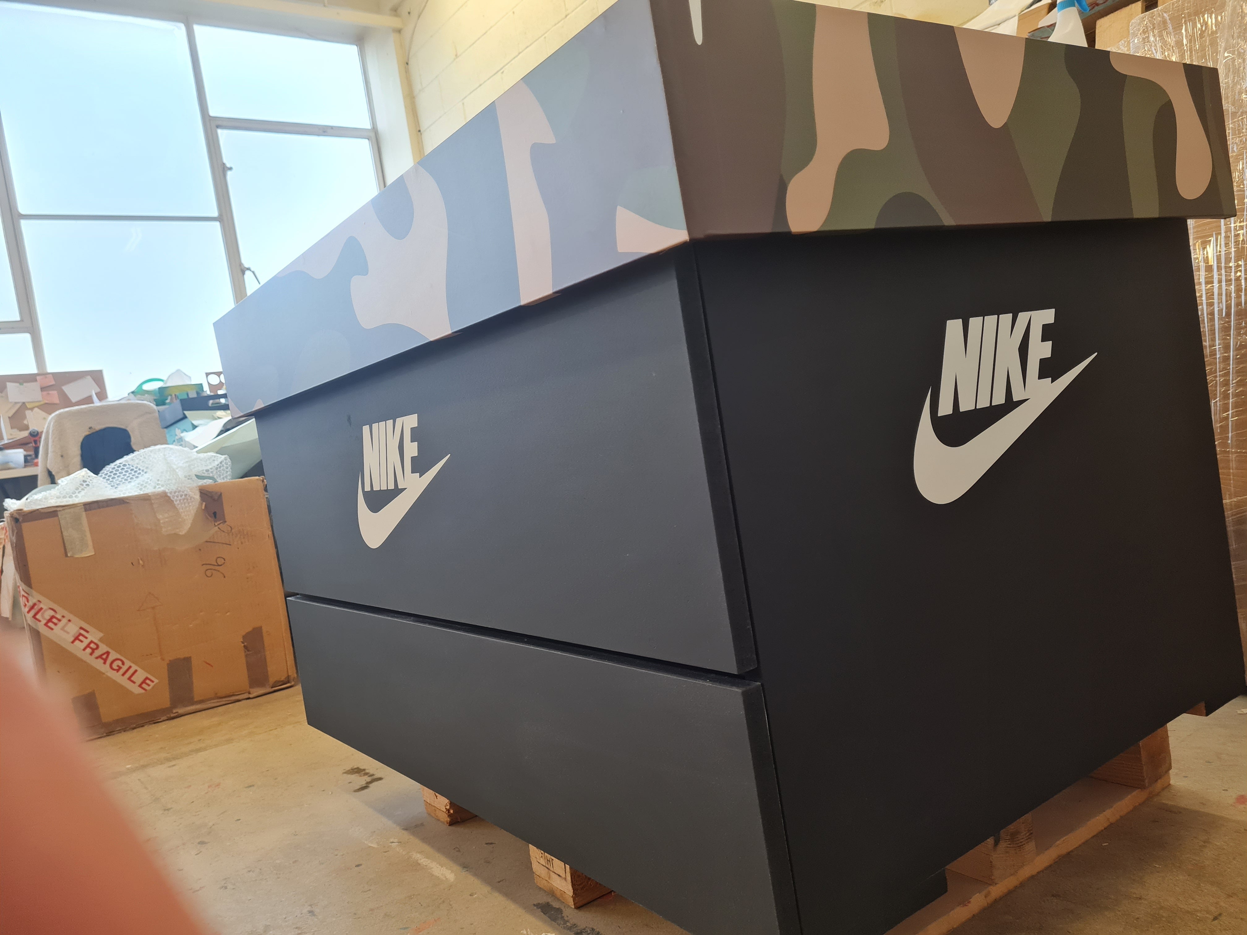 XL Giant Shoe Storage Box Giant Shoe Box fits 6-8no Pairs 